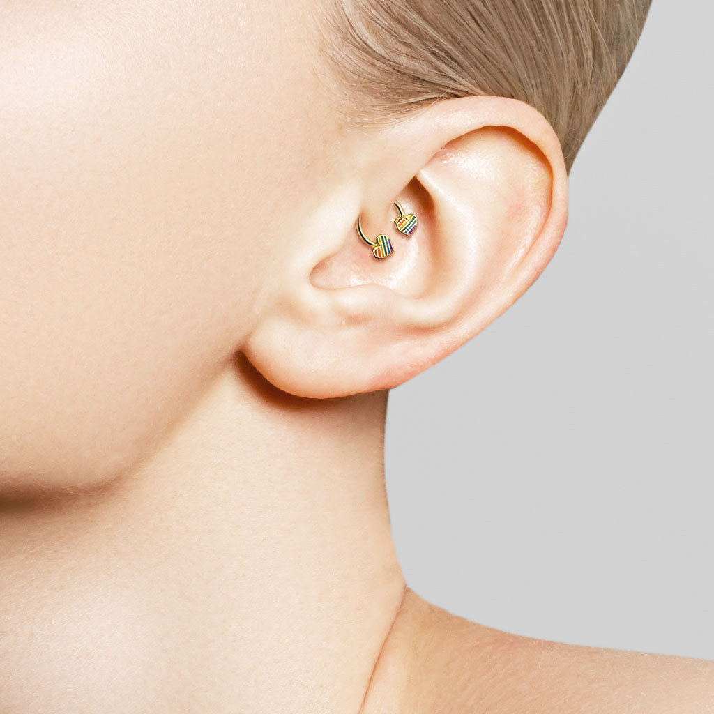 Pflege für das Daith-Piercing