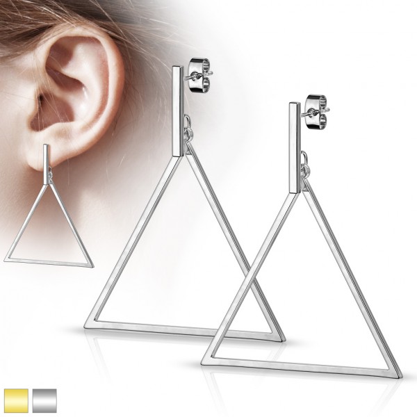 Dreieck große Ohrringe für Damen