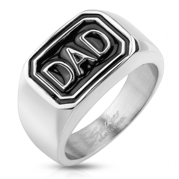 Ring "DAD" Gussring Edelstahl