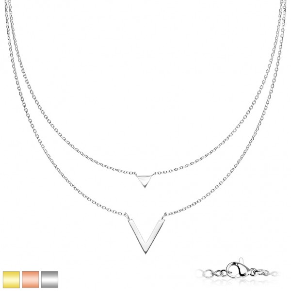 Dreieck minimalistische Halskette